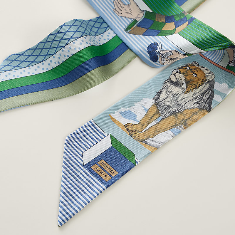 HERMES ツイリー　2本セット　GRAND THEATRE NOUVEAU ≪ 新品 ≫ エルメス ツイリー グラン・テアトル・ヌーヴォー ノワール